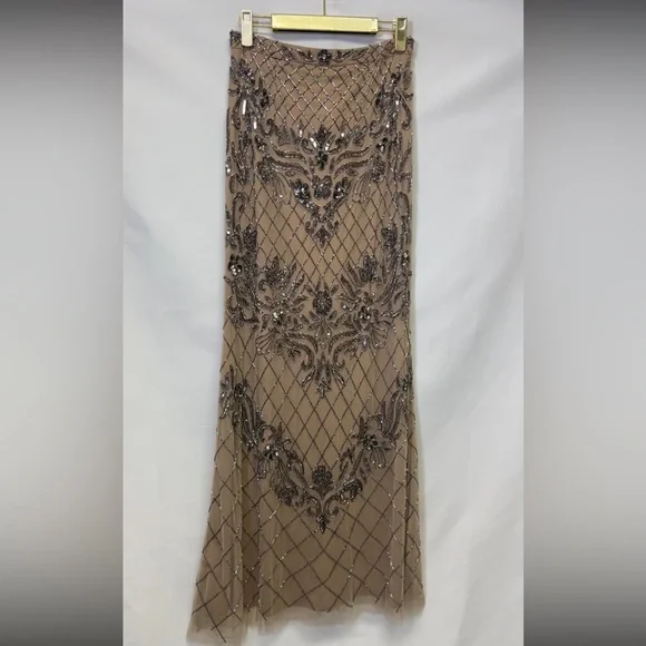 Adrianna papell beaded long skirt - Picture 9 of 10